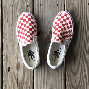 Vans checkered slip one